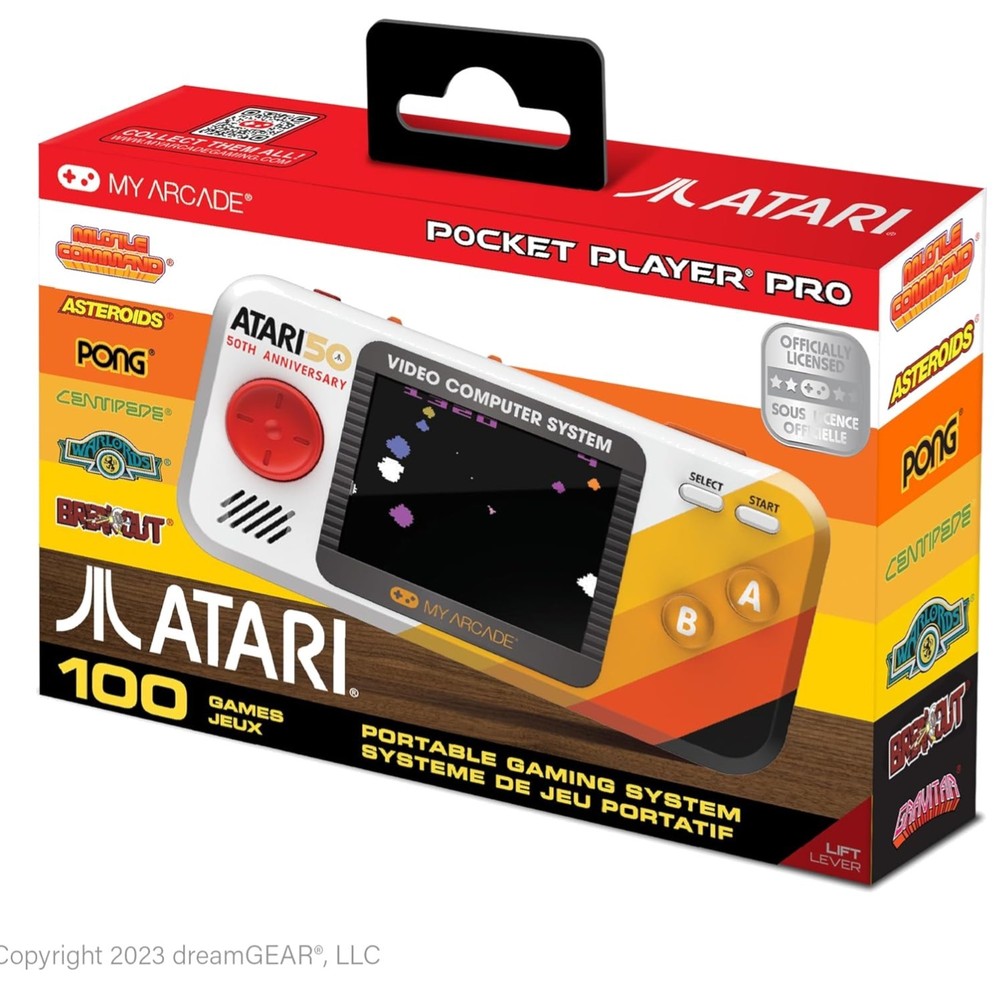 Atari Pocket Player Pro: Authentic Retro Gaming Experience