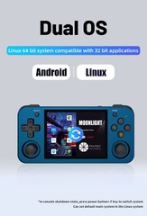 ANBERNIC RG353M Metal 3.5 Inch IPS Touch Screen Game Player 640*480 Built-in Hal