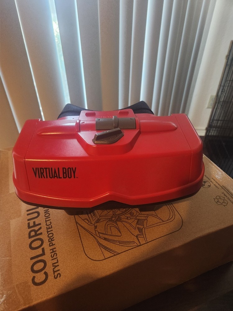 Original OEM 1995 Nintendo Virtual Boy Console (LEFT LENS NOT WORKING)