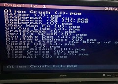 NEC PC ENGINE CORE GRAFX II Console + 2 GB Micro SD Card & 128 RARE Games L@@K