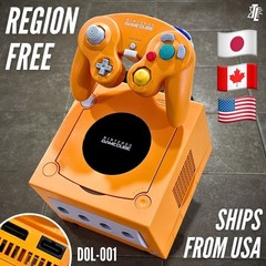 SPICE ORANGE Nintendo GameCube Console DOL-001 Authentic REGION FREE JPN / USA