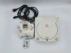 Sega Dreamcast Console With Controller VMU and Cables All Tested Working
