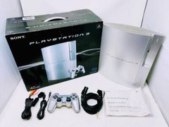 PS3 Satin Silver 40GB CECHH Console Box Sony PlayStation 3 Fat [BOX]