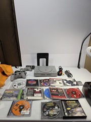 Sony PS1 Bundle 2 Controllers 8 Games FF Anthology Tekken 2 Tomb Raider II