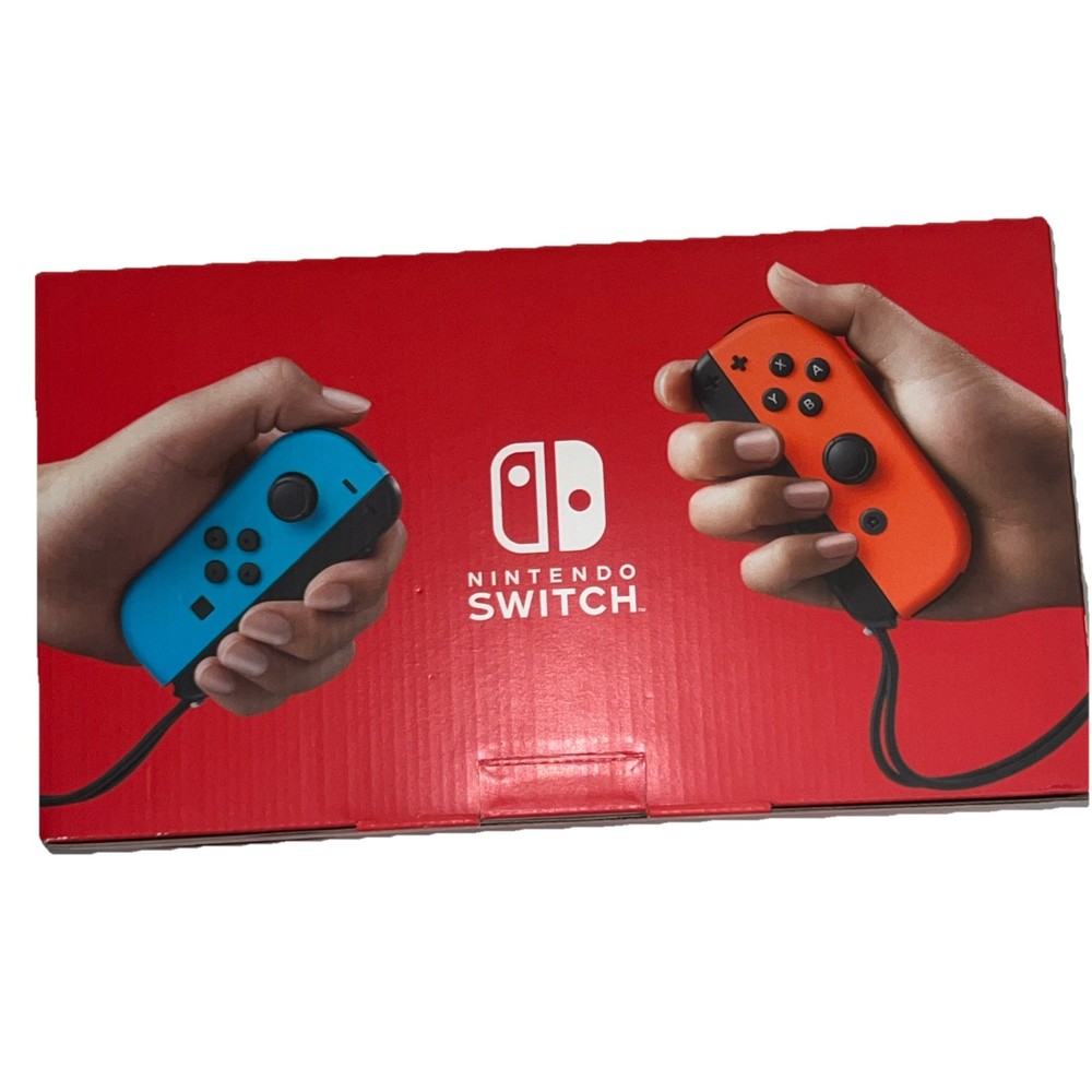 Nintendo Switch 32GB Handheld Console – Neon Red/Neon Blue | Adult Owned | WORKS