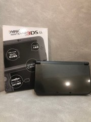New Nintendo 3DS LL Metallic Black Boxed Clean Condition No Stylus With Start Gu