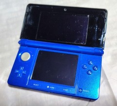 3DS cobalt blue complete box set Pocket Game Machine Hobby Nintendo 2012 Famous