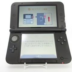 【Excellent】Nintendo 3DS LL XL Silver x Black Console ONLY Japanese Edition #DEN0
