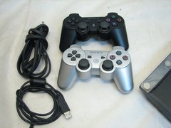 Sony PlayStation 3 250GB System Console 2 Controllers PS3 Slim CECH-2001B