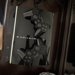 Sony PlayStation 3 PS3 Console w/ 2 Controllers & Power Cable Tested Working