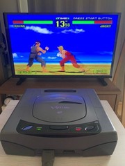 Victor V Saturn JVC RG-JX2 Video Console System Sega with 3Games Tested