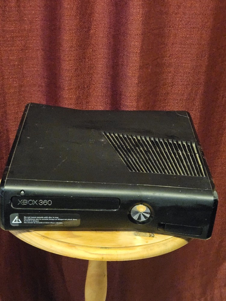 Microsoft Xbox 360 S 1439 Black Home Console HDMI Ethernet USB