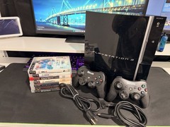 Sony PlayStation 3 60GB Console -2 Controllers- Needed Cords- Assortment of Game