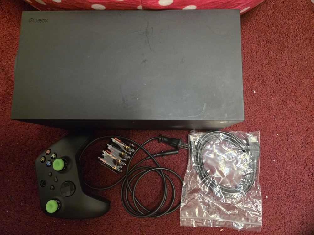 Microsoft Xbox Series X 1TB Black 4K Console w/ Controller, Cables, Box