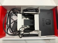 Nintendo Switch Console Bundle w/Gray Joy-Cons with 2 Games And Original Box