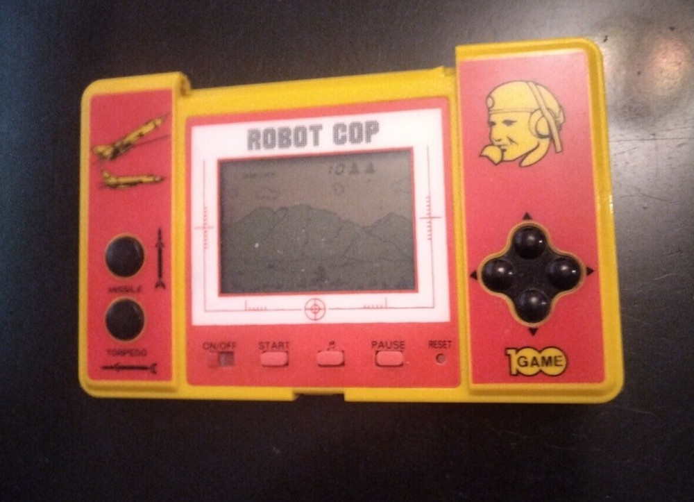 Clone Game Robot Cop Vintage LCD Electronic Game Not Casio