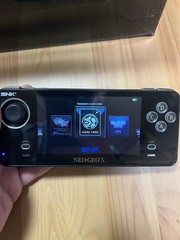 SNK Playmore Neo Geo X Gold Limited Edition Black Console With 3d Printed Back