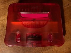 Watermelon Red Nintendo 64 Console NUS-001 Cleaned Tested N64 – READ