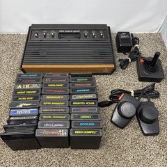 Atari 2600 System Bundle with Console, 30 Games, Joystick, Paddles, and More LOT