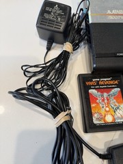 Atari 7800 ProSystem 1986 Console Bundle Controller AS IS Parts READ!!