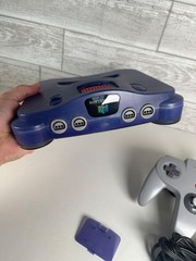 N64 Console Grape Purple With Memory Expansion Pack & Controller Tested Nintendo