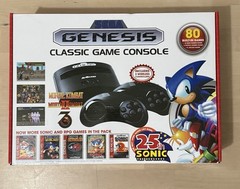 SEGA Genesis Classic Game Console 80 Built-In Games 2 Wireless Controllers