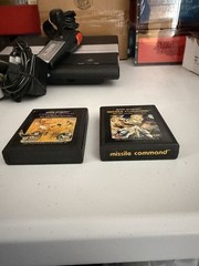 Atari 7800 ProSystem Console Bundle Tested Working w/ Controller Cables And Game