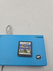 nintendo dsi console Blue Adapter & Pen With Super Mario Game Working