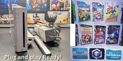 Nintendo Wii with 32 wii + 35 GameCube+60 GBA/C Games with remote