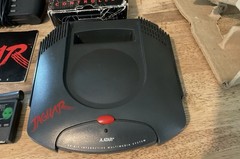 Vtg Atari Jaguar Console & Controller Box CIB Cybermorph Game Bundle Works