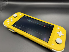 Nintendo Switch Lite Yellow Handheld Console W/custom case. Needs new battery