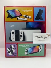 Nintendo Switch Console Tablet OLED HEG-001 w/Joy Con + Dock + Charger +HDMI BOX