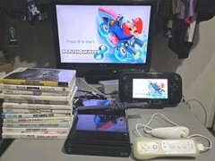 Nintendo Wii U Black 32GB Console System Bundle Tested W Controller 15 Games