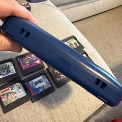 Sega Game Gear Blue Console – Recapped, IPS LCD Screen Mod w/ Games Tested