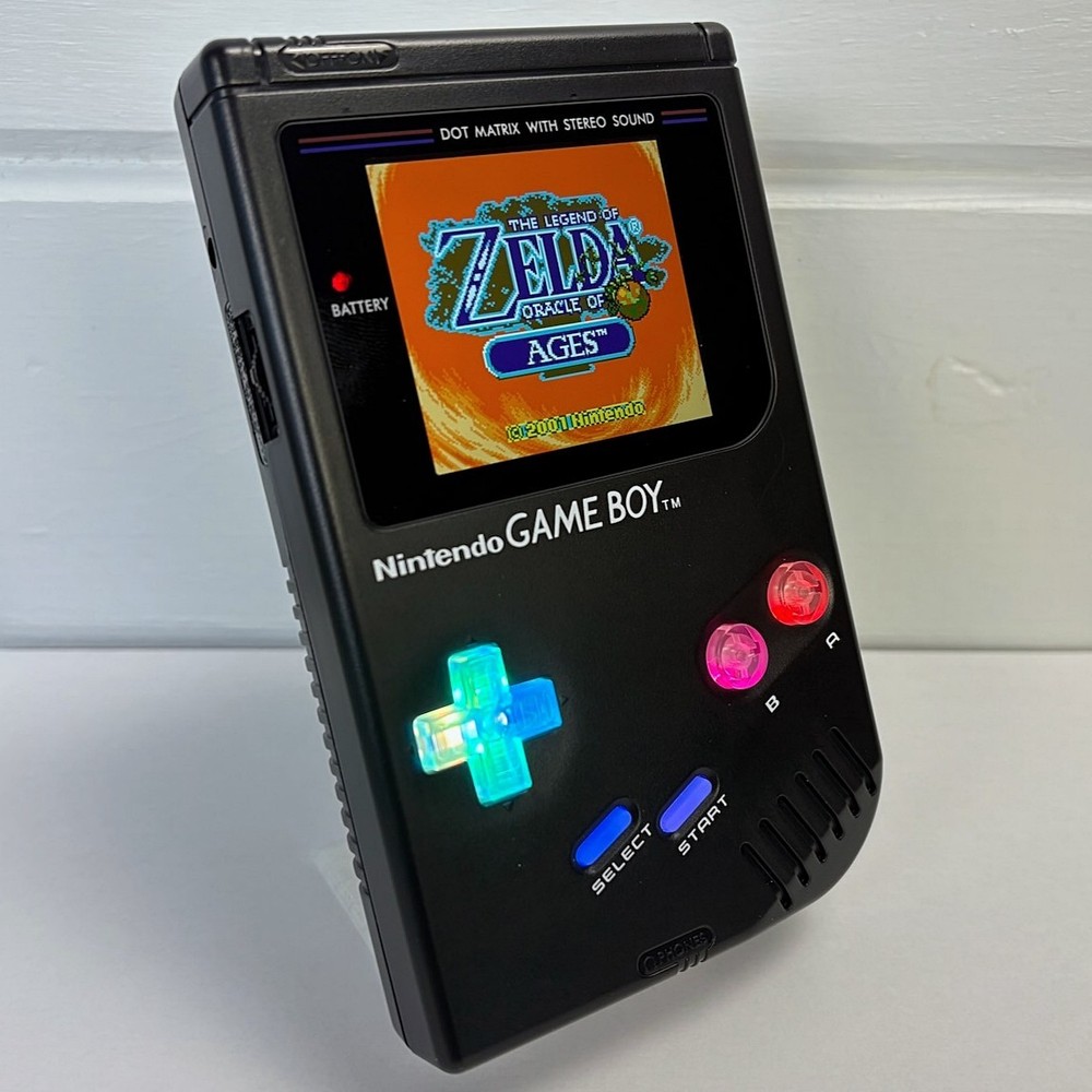 Game Boy DMG Color Custom DMG-C Bucket Mouse Gameboy Motherboard & USB-C battery
