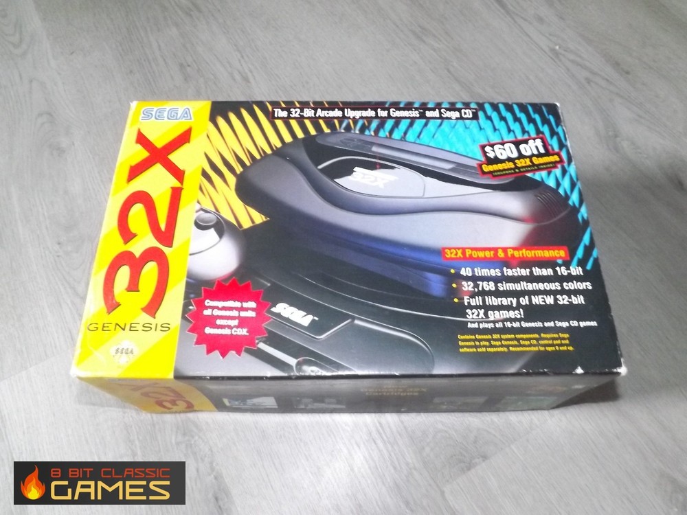 Sega 32X System Bundle in Box – FAST SHIPPING! 629G