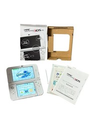 Dual IPS Nintendo New 3DS LL Pearl White Console Boxed Tested Working Japan