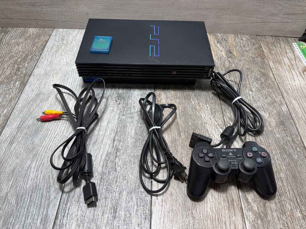 Sony Playstation 2 Fat SCPH-50001 Bundle With 1 Controller