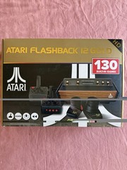 Atari Flashback 12 Gold HDMI Console 130 Classic Games w/ Pedals AR3080B