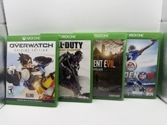 Microsoft Xbox One Console Only Model 1540 W/cables & 4 Games – Tested & Work