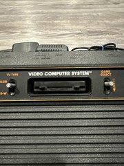 Original Atari 2600 Console CX-2600A – Wood Grain – 14 games – Extras Working