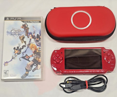Red PSP 2000 Bundle – Kingdom Hearts CIB – Case – 8GB Memory Card – Playstation