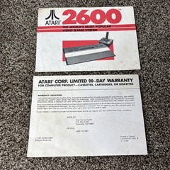 Atari 2600 JR Console In Box Tested With Matching Serial Number Tested READ