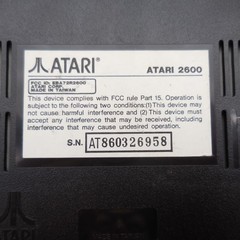 Atari 2600 Jr Console Only Not Working – For Parts or Repair