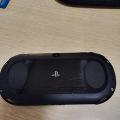 Sony PlayStation Vita PCH-2000 Black Handheld Console Minecraft Case Bundle 0208
