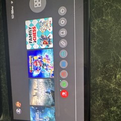 Nintendo Switch Console Black White Dock Controller Wi-Fi Internet Browsing