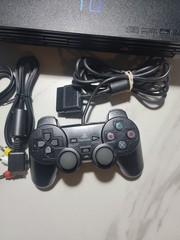 Sony PlayStation 2 PS2 Black Console with Controller and cords TESTED & WORKING