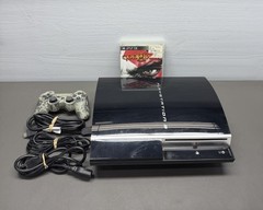 Sony PlayStation 3 PS3 Fat CECHH02 40GB Console Game ***Tested** Camo Controller