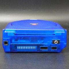 SEGA Dreamcast VA1 Console Translucent Blue Shell, Power Supply MOD NTSC-J