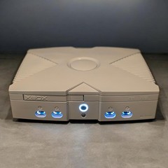 Custom Original OG Xbox Console White LED White Cerakote NEW Caps TESTED